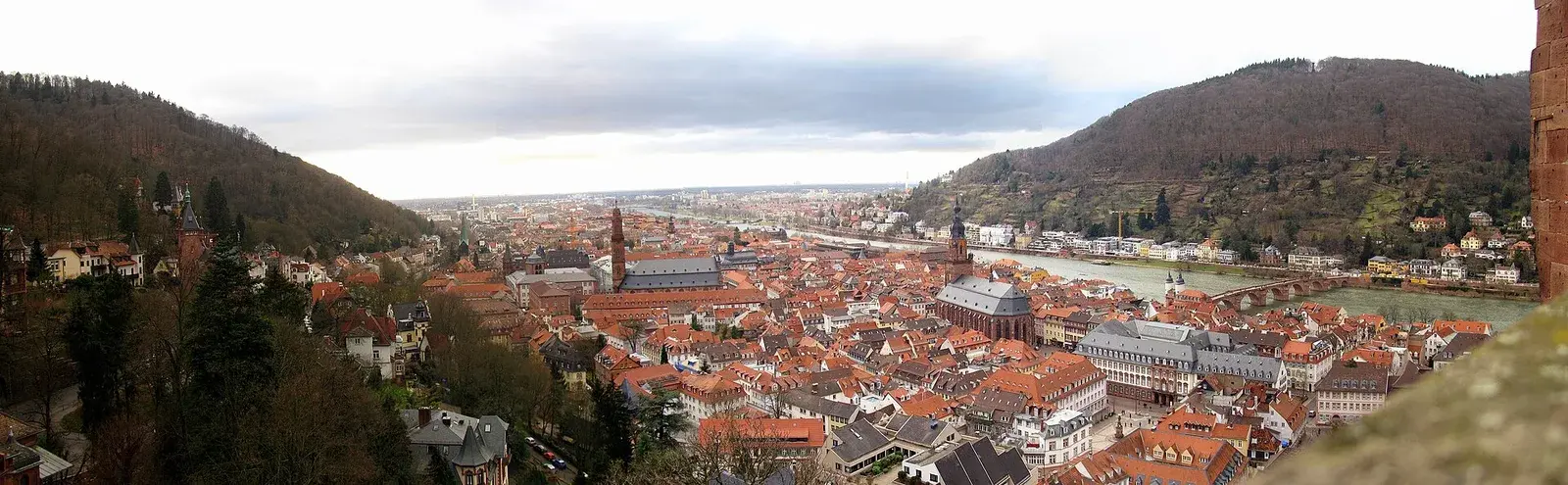 Phố cổ Heidelberg bên dòng Neckar