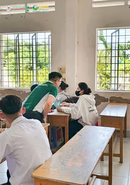 Học sinh THPT Sương Nguyệt Anh dự buổi tư vấn lần 02