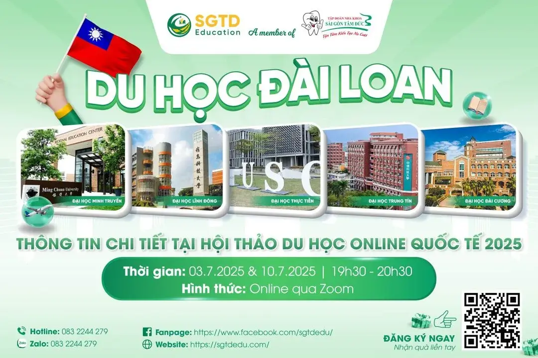 Du học Đài Loan – Top 5 trường và cơ hội chuyển tiếp quốc tế | SGTD Education