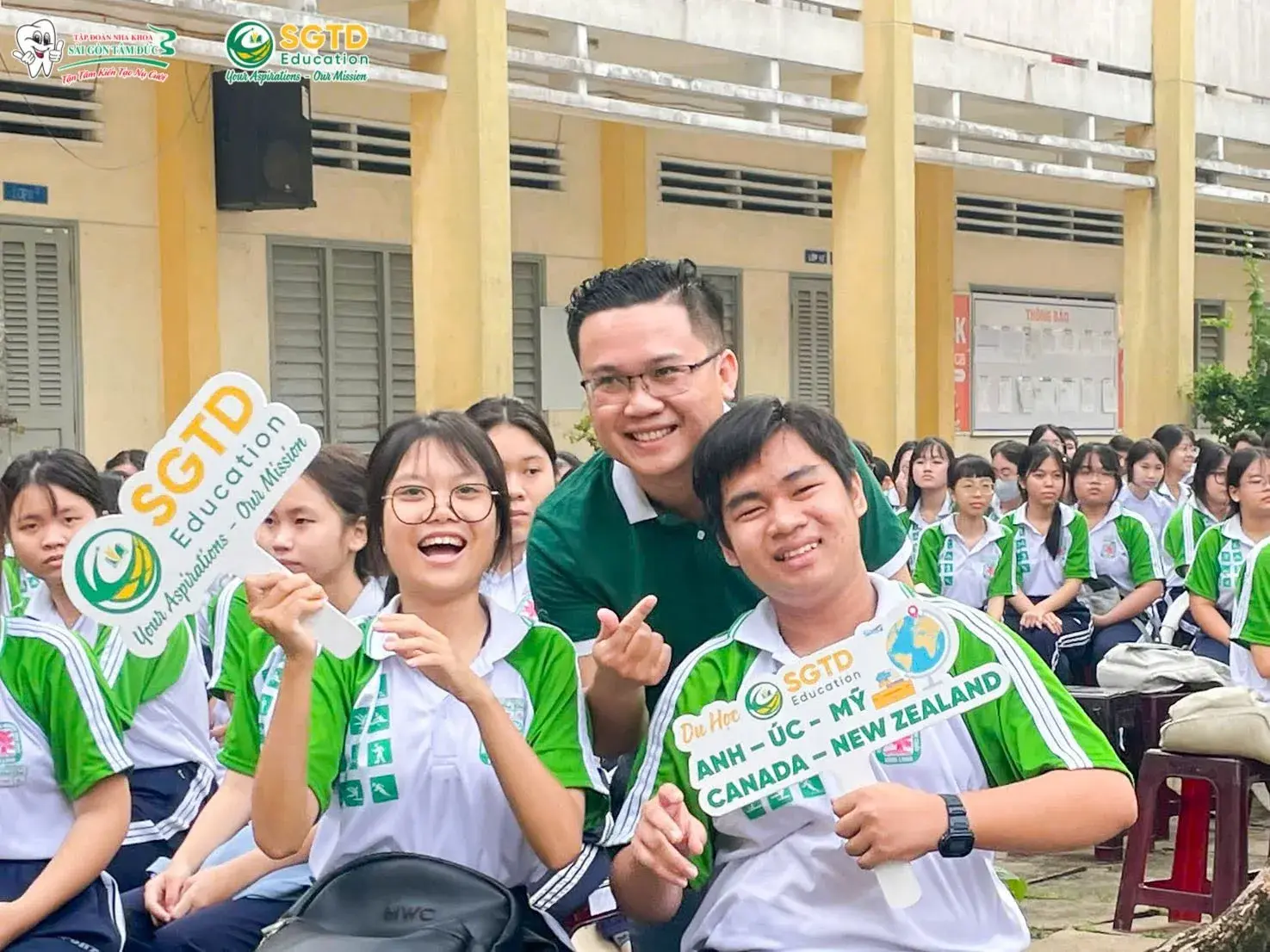 Các em trả lời câu hỏi với sự điềm tĩnh đáng chú ý