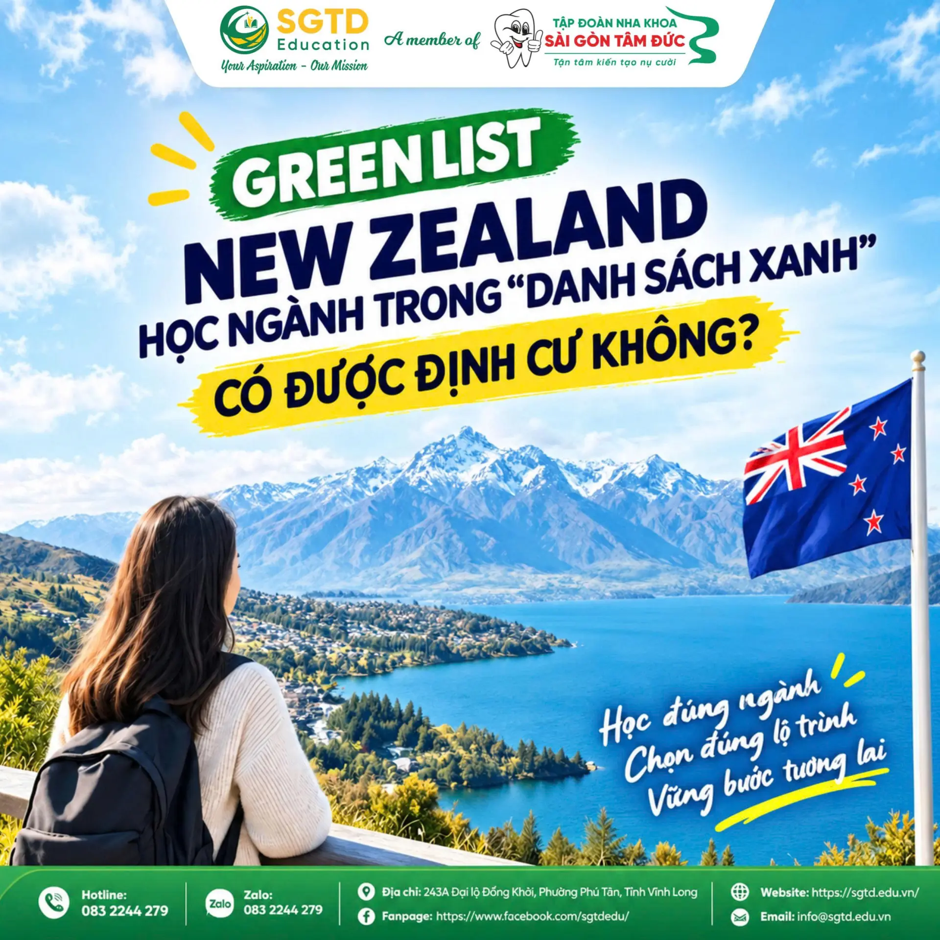 Green List New Zealand: Học ngành trong “Danh sách xanh” có được định cư không?
