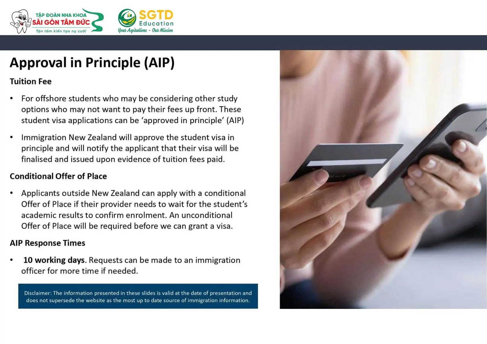 Chấp thuận visa về nguyên tắc – Approval in Principle (AIP)
