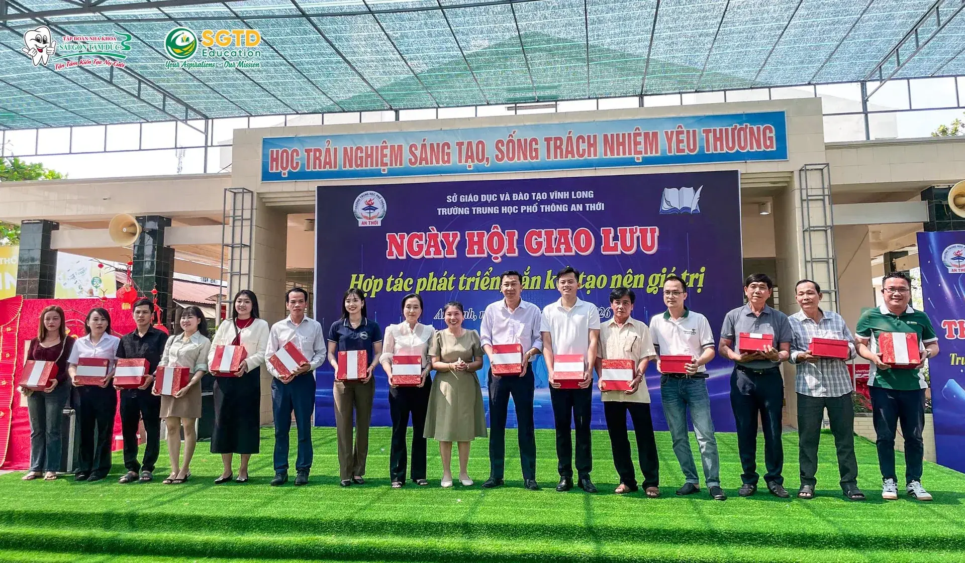Các hoạt động sôi nổi tại Ngày hội giao lưu THPT An Thới