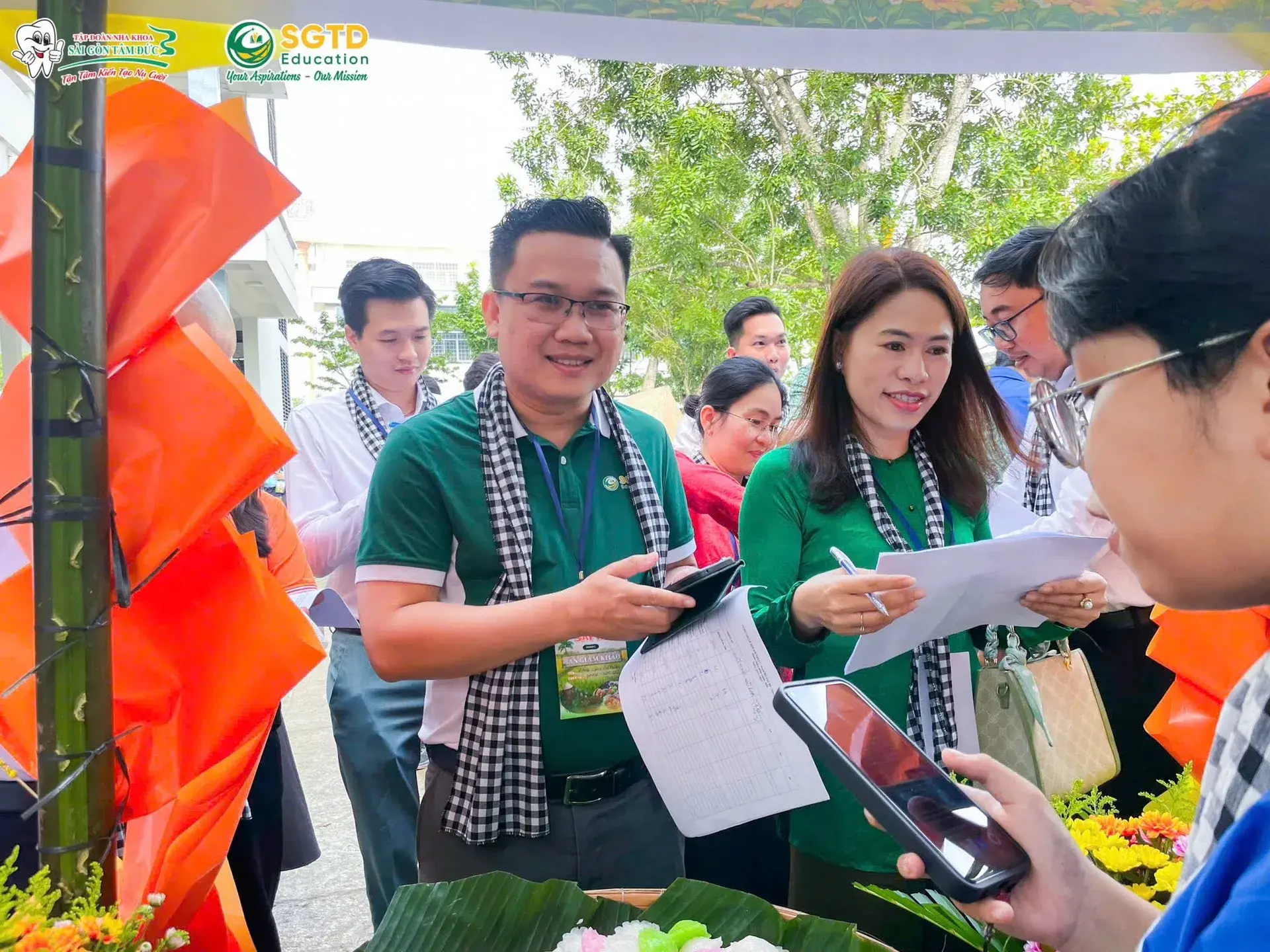 Phần trao giải cho các gian hàng xuất sắc