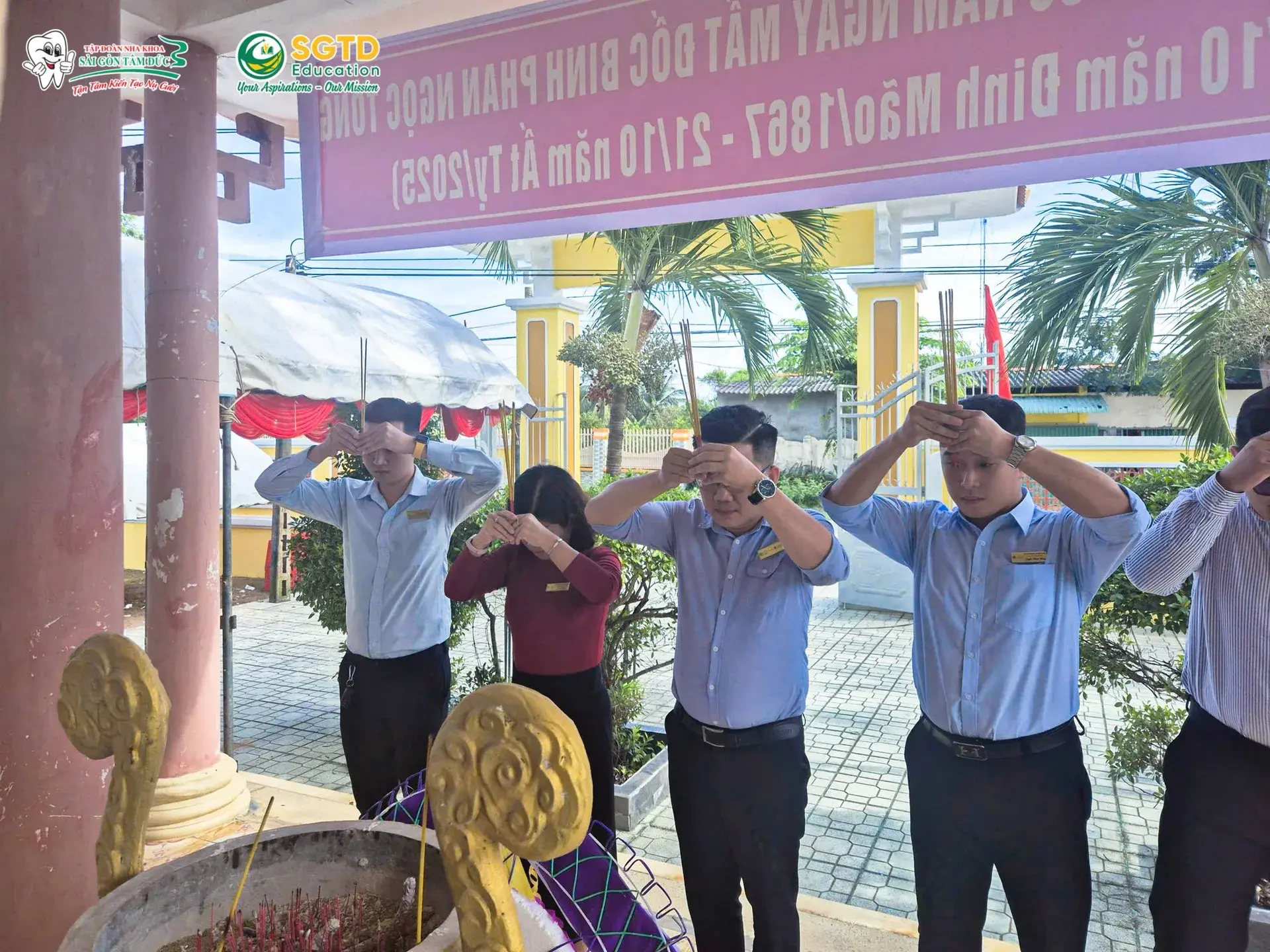 Uống Nước Nhớ Nguồn – SGTD Education Viếng Đền Thờ Cụ Phan Ngọc Tòng
