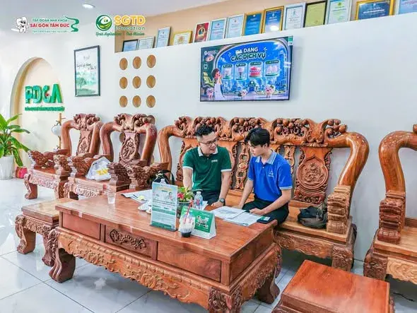 Không gian tiếp khách tại điểm tiếp nhận tư vấn Cần Thơ