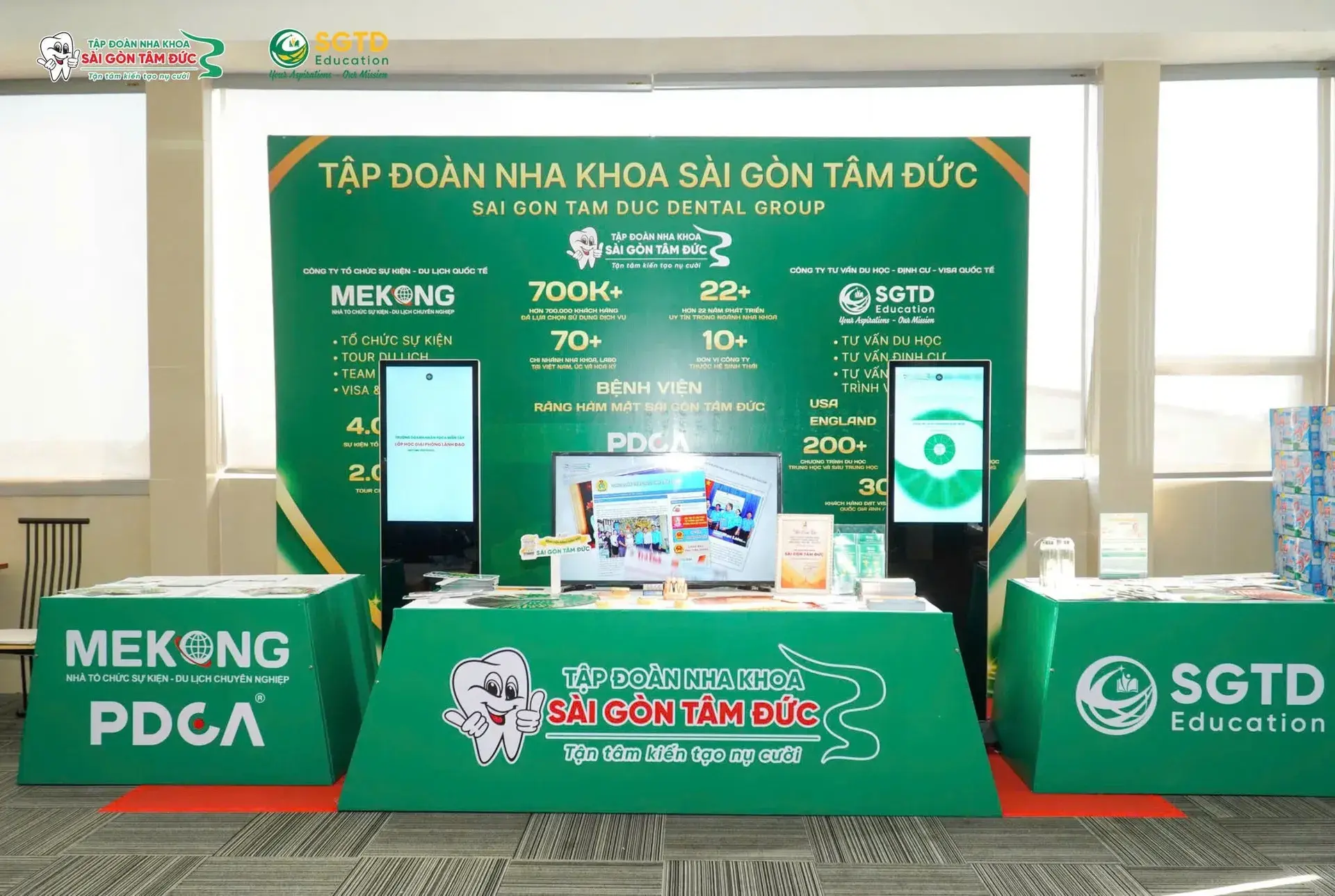 Gian tư vấn du học của SGTD Education tại sự kiện
