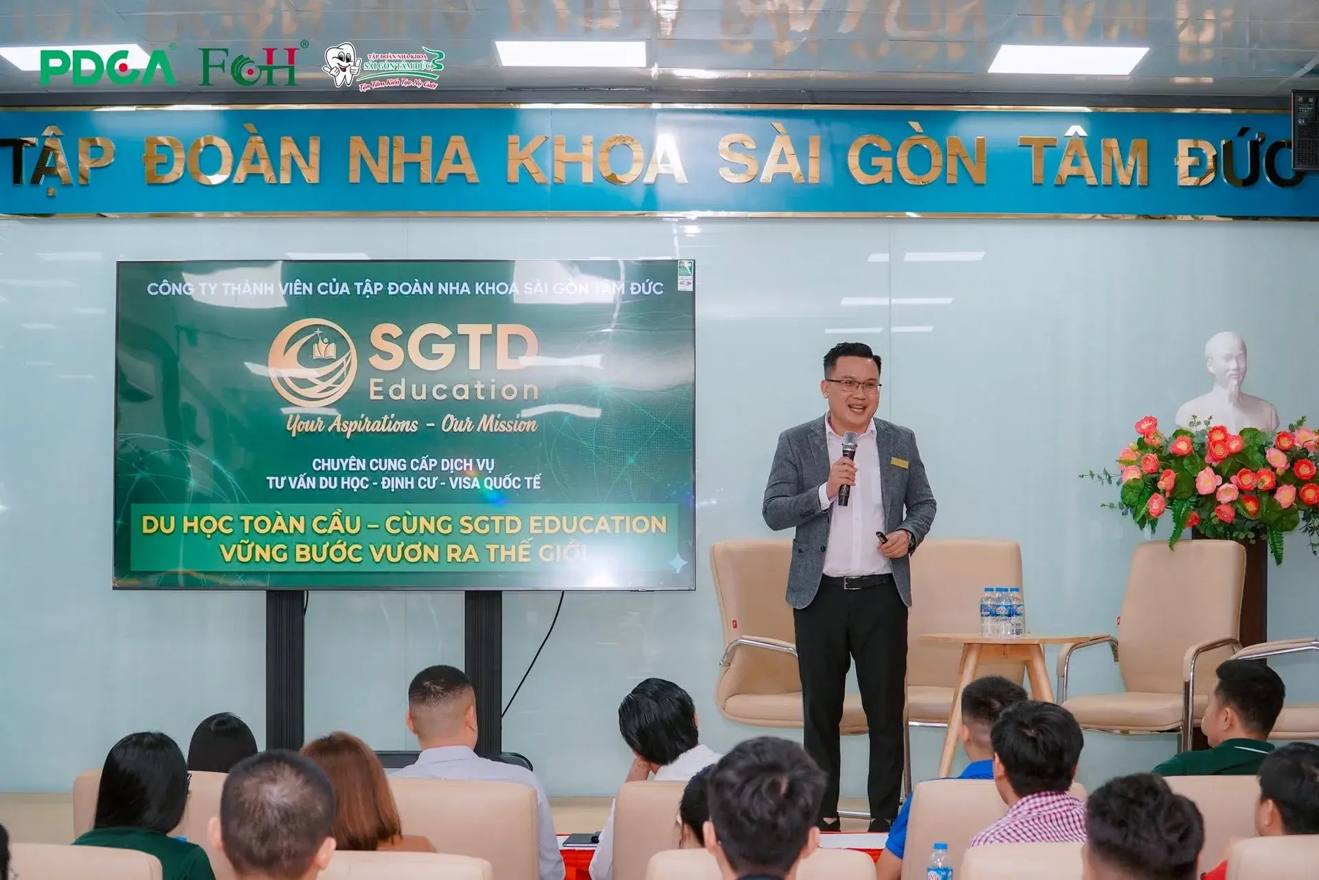 Không khí cởi mở của buổi trao đổi giữa các doanh nghiệp
