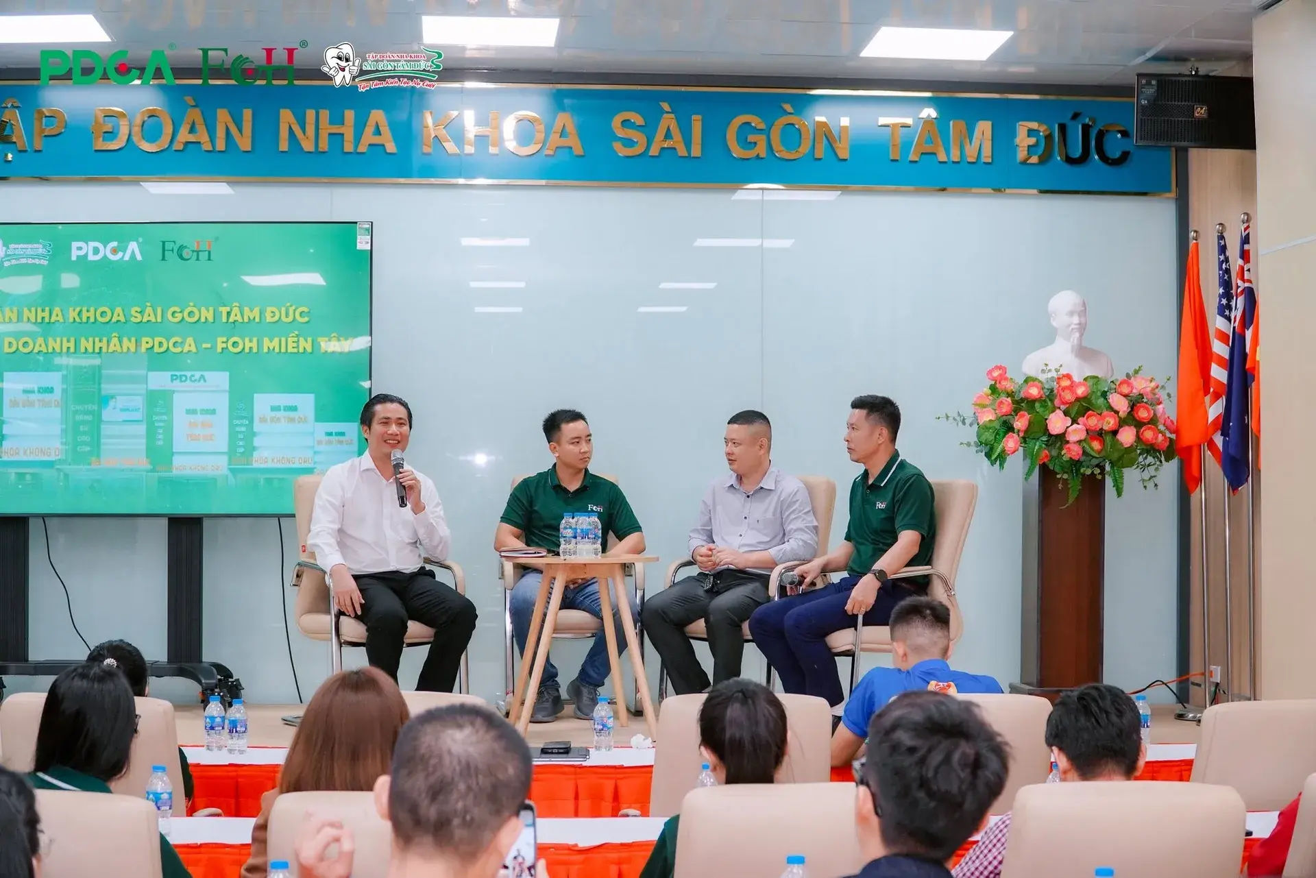 Đoàn doanh nhân PDCA – FOH Miền Tây trao đổi cùng đội ngũ