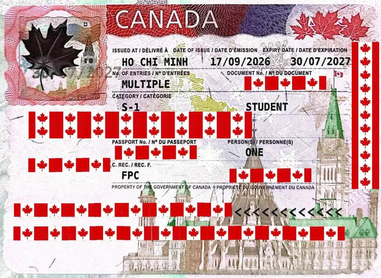 Thư chấp thuận visa — Em L.M.G.K đậu visa du học Canada